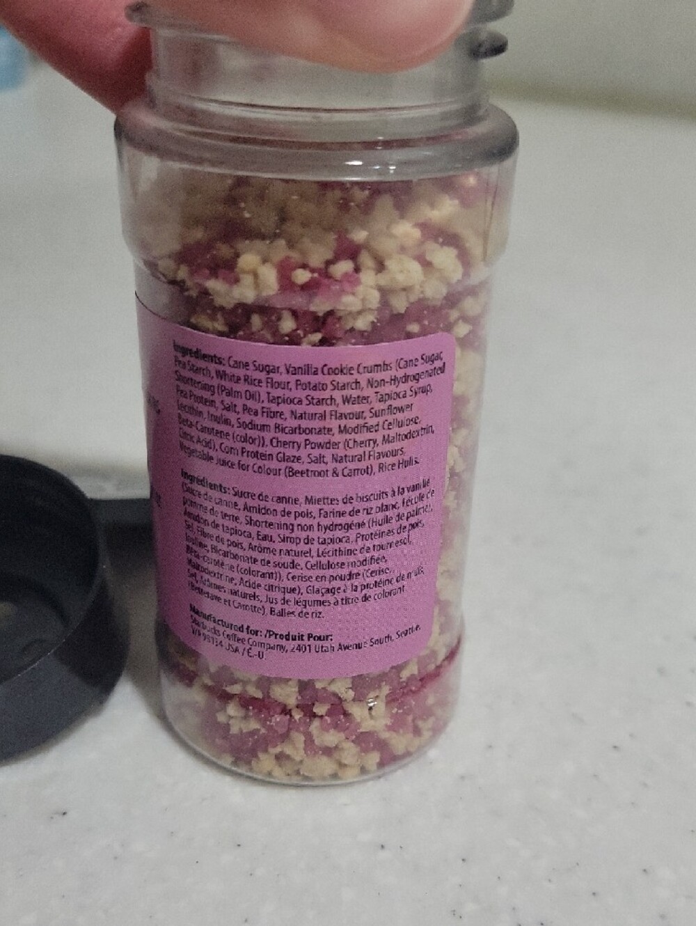 Starbucks Spring Cherry Crunch Topping - Pink - Picture 3 of 3